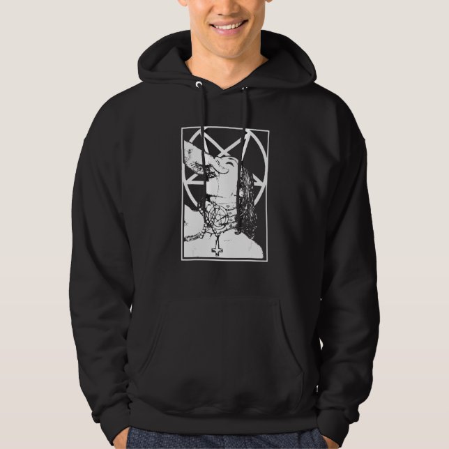 Choke Me Satan Hoodie (Vorderseite)
