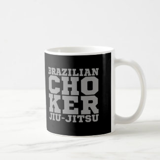 CHOKER - i-Liebe-Brasilianer Jiu-Jitsu v07, Silber Kaffeetasse