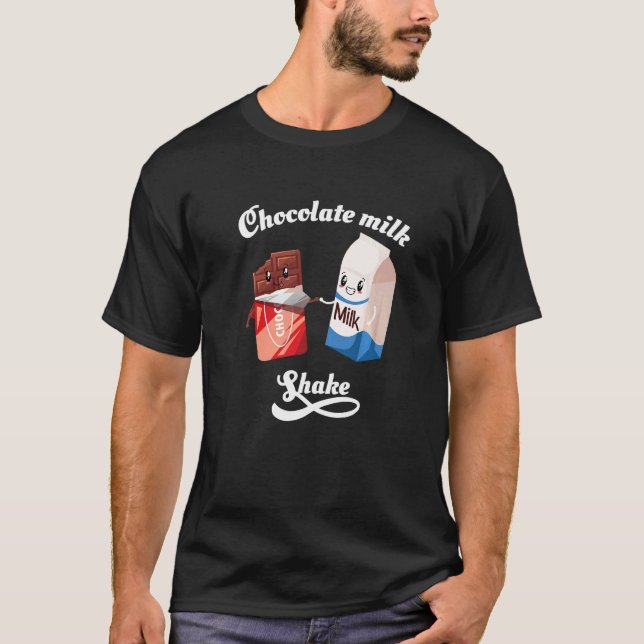 Chokolate Milkshake I Milkshake Milkshaker Sweet S T-Shirt (Vorderseite)