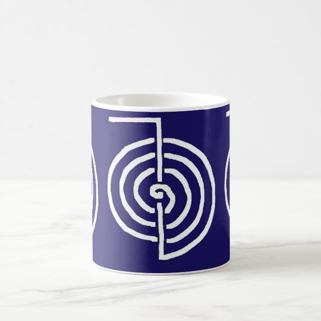 CHOKUREI Reiki grundlegendes heilendes Symbol Kaffeetasse (Mittel)