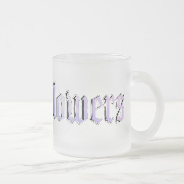 Chola Blume | Tasse aus Mattglas (Rechts)