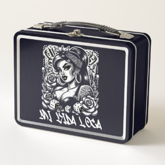 Chola Mi Vida Loco - Bold Street Style Art Metall Brotdose
