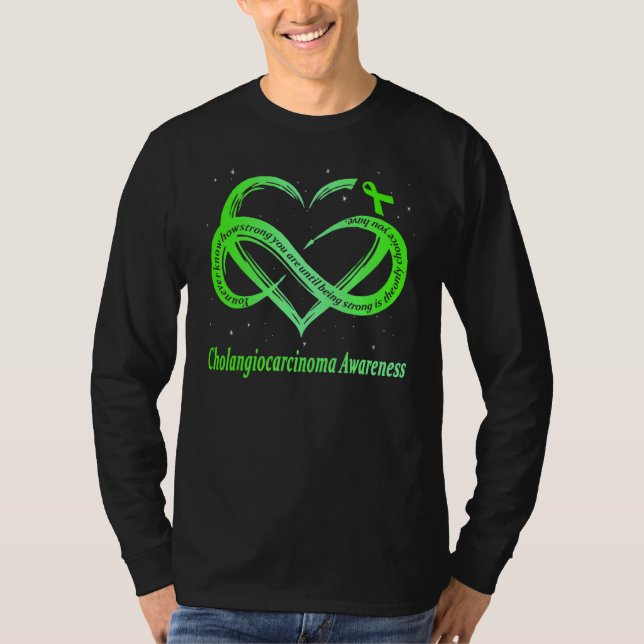Cholangiokarzinom Krieger T-Shirt (Vorderseite)