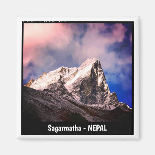 Cholatse Peak, Everest Trekking, Himalaya - Nepal Magnet