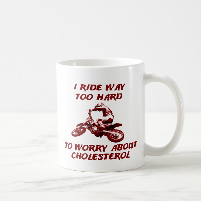Cholesterin - Schmutz-Fahrradmotocross-Tasse Tasse (Rechts)