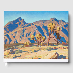 Chollas gegen die Berge von Maynard Dixon Gästebuch