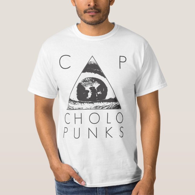 Cholo Punks CP-Auge T-Shirt (Vorderseite)