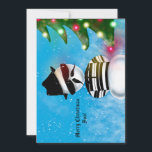Cholo Snowman FoChristmas Tree Lights Snow Einladung<br><div class="desc">Verteile Weihnachtsfreude mit dieser lustigen Karte,  die meine Illustration eines Schneemanns zeigt,  der Weihnachtsbaumleuchten im Schnee anschaut.</div>