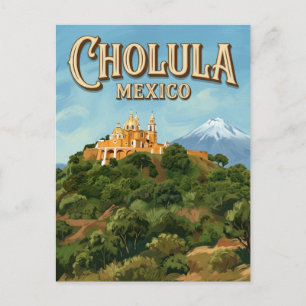 Cholula Große Pyramide Mexiko Postkarte