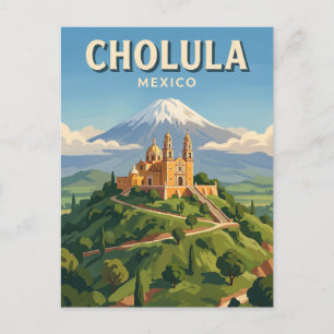 Cholula-Heiligtum Nuestra Señora de los Remedio Postkarte