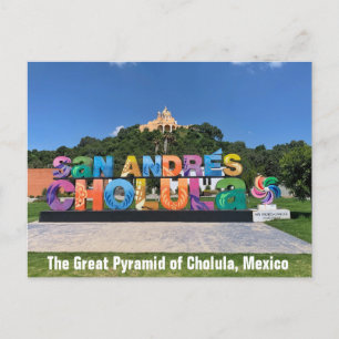 Cholula Pyramid, Mexiko Postcard Postkarte