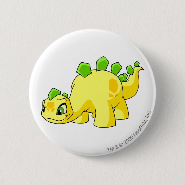 Chomby Gelb Button (Vorderseite)