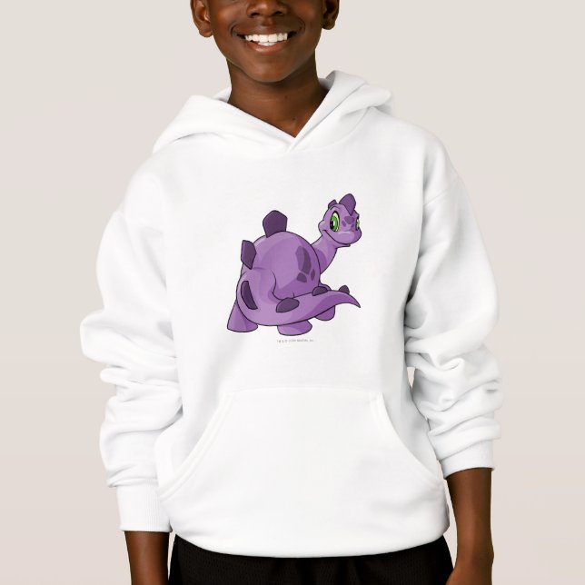 Chomby lila hoodie (Vorderseite)