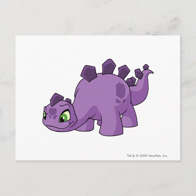 Chomby Lila Postkarte (Vorderseite)