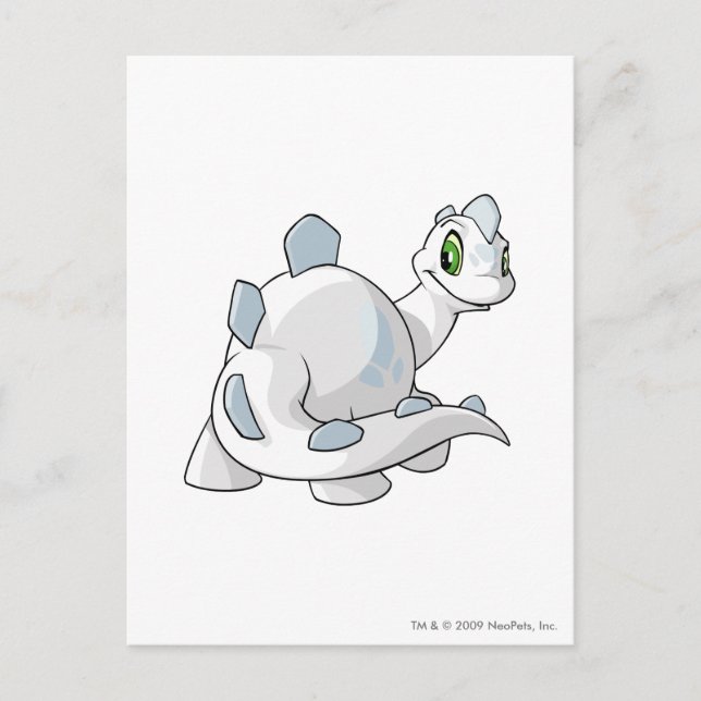 Chomby White Postkarte (Vorderseite)