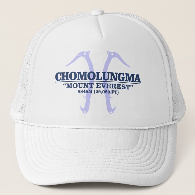 Chomolungma (Mt Everest) Truckerkappe (Vorderseite)