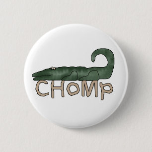 Chomp Alligator Button