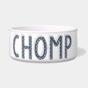 CHOMP Navy Blue Keramik Pet Bowl Napf