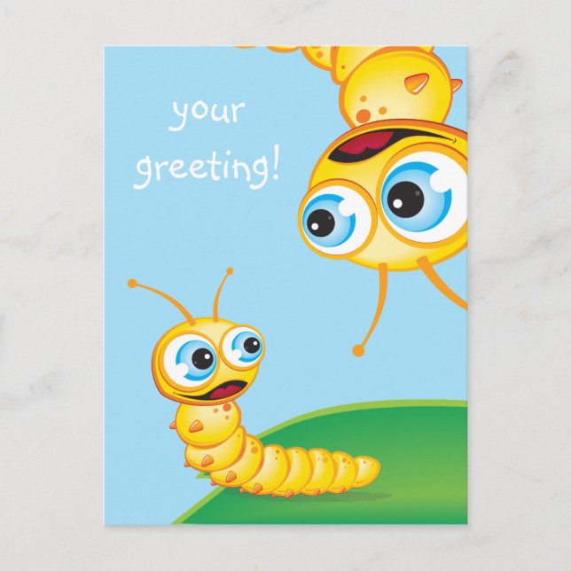 Chomp the Grub: Postkarte (Vorderseite)