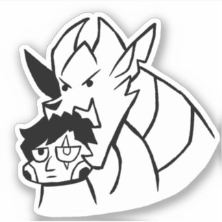 Chomp - Zweiter Kontakt - Vinyl Sticker