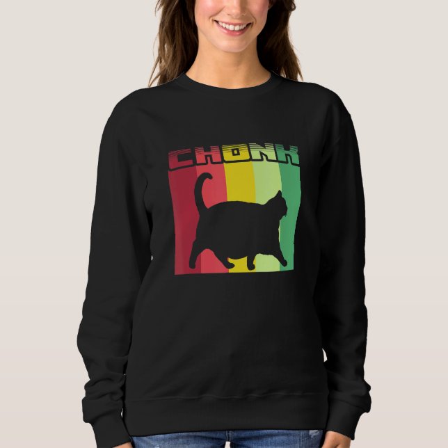 Chonk Cat Dank Sweatshirt (Vorderseite)