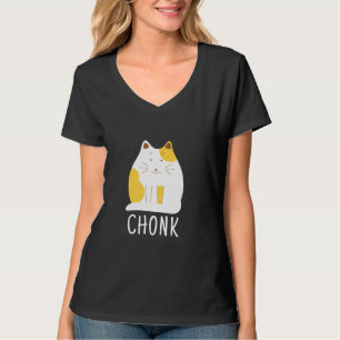 Chonk Cat Funny Scale Meme T-Shirt