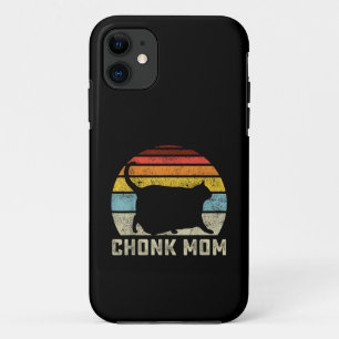 Chonk Cat Mama Scale Meme Funny Retro Style Mommy  Case-Mate iPhone Hülle