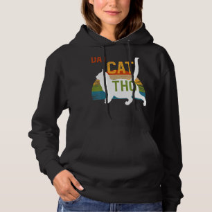 Chonk Cat Meme All About Dat Chonky 70er Vintag Su Hoodie