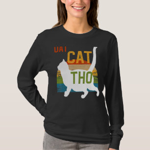 Chonk Cat Meme All About Dat Chonky 70er Vintag Su T-Shirt