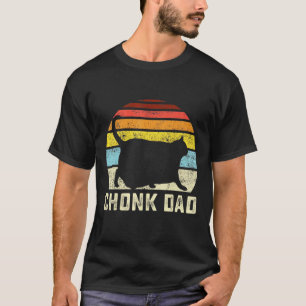 Chonk Cat Vater Scale Style Daddy Cats T-Shirt