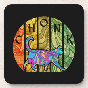 Chonk Cute Cat Getränkeuntersetzer