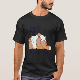 Chonk Dad Lazy Chonk Fettkatze-Meme-Design T-Shirt