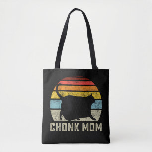 Chonk Katzen Mama Waage Meme Lustiger Retro Stil M