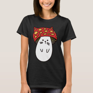 Chonk Kitty Niedlich Little Mushi Kitty Little Mus T-Shirt