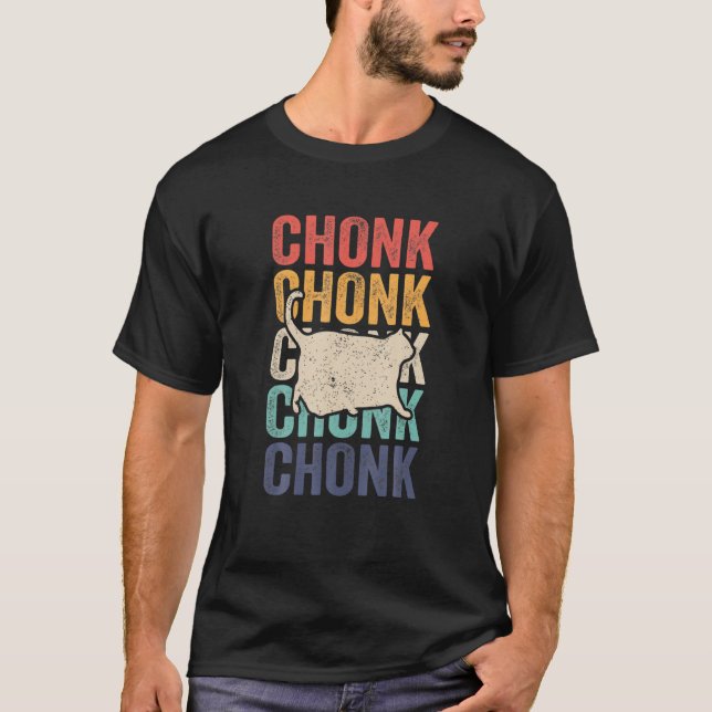 Chonk Meme Cat Chonk T-Shirt (Vorderseite)