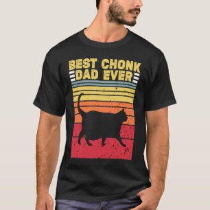 Chonk-Skala Katze Chonk Papa Mimi Retro Vintage Va T-Shirt