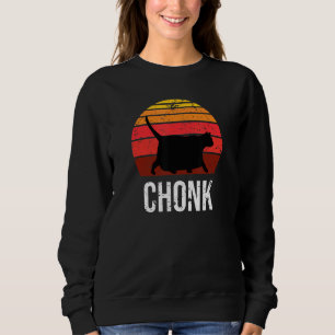 Chonker Meme Inspiriert Fat Cat Meme Verwandte Er Sweatshirt