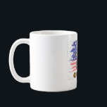 Chonky Corgi Patriotic USA Flag Funny Dog Gift Kaffeetasse<br><div class="desc">Show off your love for thick pups and the USA with this hilarious "chonky corgi" design. Featuring an adorably chubby dog against a distressed American flag, it's the perfect humorous gift to make any proud pet owner smile while celebrating their national pride. This fun, patriotic graphic is perfect for customizing...</div>