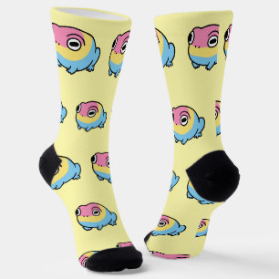 Chonky Pansexueller Frosch Stolz Socken Cute Pan