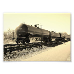 Choo-Choo ! 7x5 Schwarzweiß-Fotodruck Fotodruck