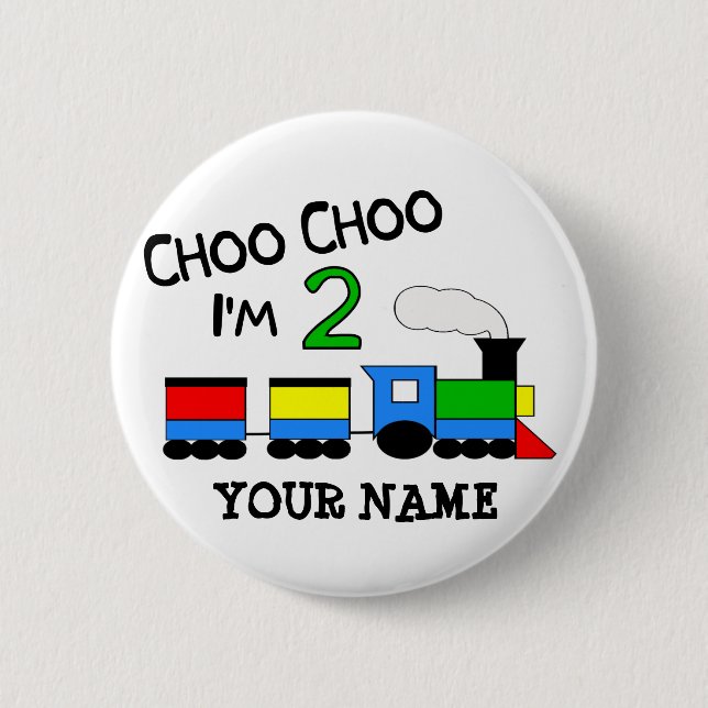 Choo Choo bin ich 2!  Mit ZUG Button (Vorderseite)