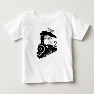 Choo Choo I m 2, 2. Geburtstag Junge T - Shirt