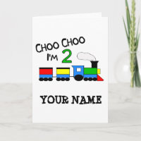 Choo Choo, ich bin 2! MIT ZUG
