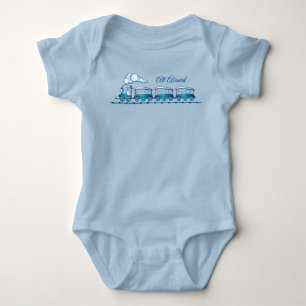 Choo Choo Train Baby Bodysuit Strampler