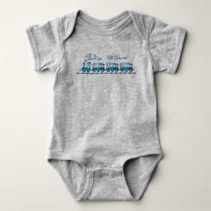 Choo Choo Train Baby Bodysuit Strampler