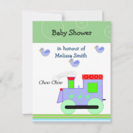 Choo Choo Train Baby Dusche Einladung