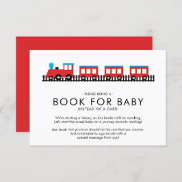 CHOO CHOO TRAIN Baby Showbook for Baby Einladung