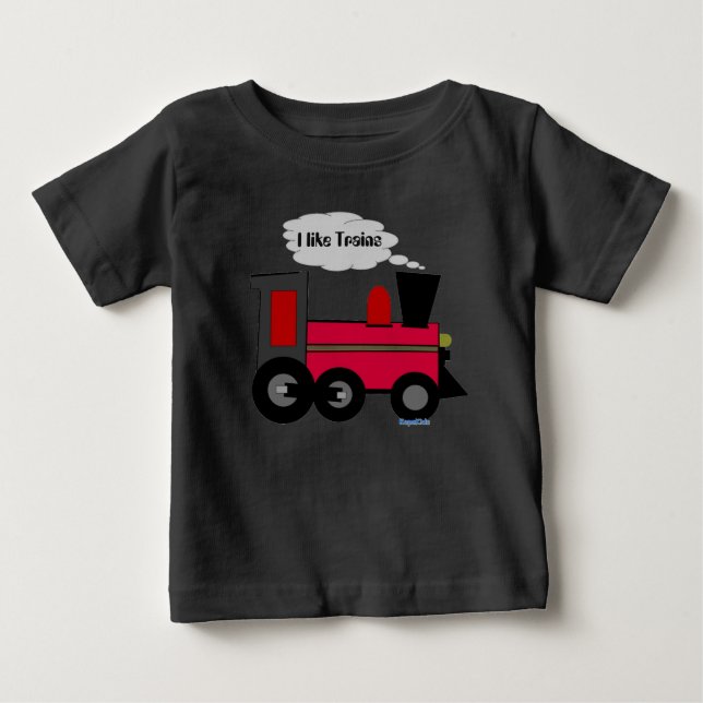 Choo Choo Train Baby T-shirt (Vorderseite)