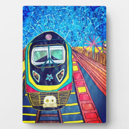 Choo Choo Train Fotoplatte