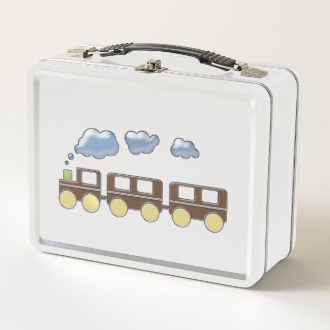Choo Choo Train Lunch Boxes Metall Brotdose (Vorderseite)
